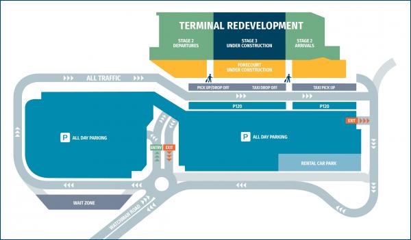 terminal redevelopment forecourt works